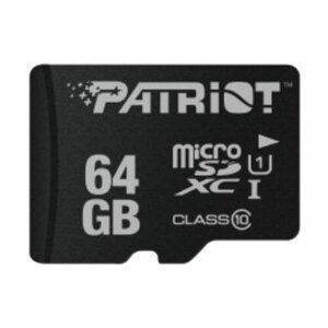 MicroSDHC karta PATRIOT 64GB Class 10 (bez adaptéra)