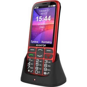 ALIGATOR A830 Senior červený + stol.nab.