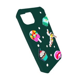 Puzdro Gadget iPhone 13/14/15 + 5 doplnkov - zelené