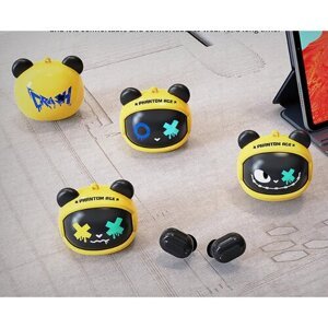 Bluetooth Slúchadlá FlipFlop Emoji - žlté