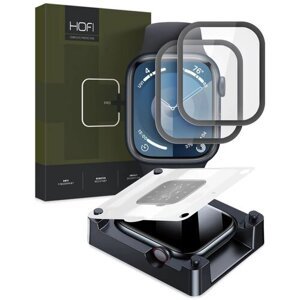 Ochranné sklo Hofi Hybrid Pro+ Apple Watch 7/8/9 (45mm), 2ks v balení - čierne