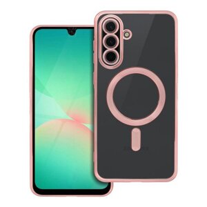 Puzdro Magsafe Shine Samsung Galaxy A56 - ružovo-zlaté