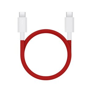 OnePlus SUPERVOOC Charge USB-C/USB-C Datový Magnetický Kabel 10A 1,2m Red