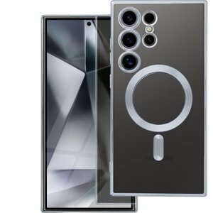 Puzdro Magsafe Shine Samsung Galaxy A17 - strieborné