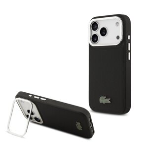 Lacoste Iconic Petit Pique Camera Stand MagSafe Zadní Kryt pro iPhone 17 Pro Black