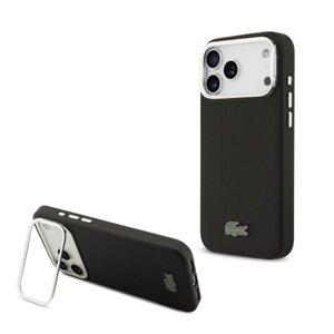 Lacoste Iconic Petit Pique Camera Stand MagSafe Zadní Kryt pro iPhone 17 Pro Max Black