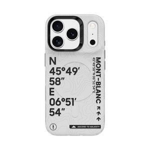 Puzdro Benks Dynamic Summit Magsafe iPhone 17 Pro, vzor Mount Blanc - biele