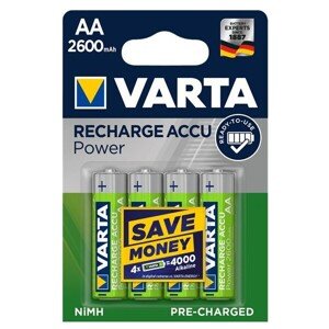 Varta Ready to use LR6/4BP AA nabíjacia batéria 2600 mAh (4ks)