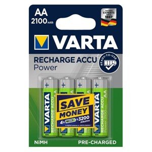 Varta Ready to use LR6/4BP AA nabíjacia batéria 2100 mAh (4ks)