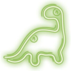 Forever Light dekoratívne LED neón Dinosaur zelený