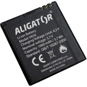 Originálna batéria pre Aligator V650, 1000 mAh