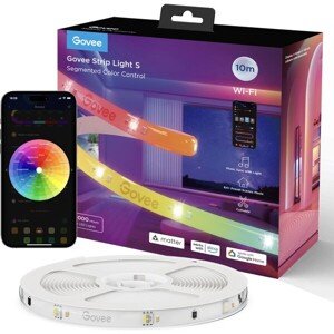 Govee WiFi RGBICW Smart PRE LED pásik 10m MATTER - extra odolný