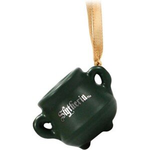 Ozdoba keramická Harry Potter - Kotlík Slizolin