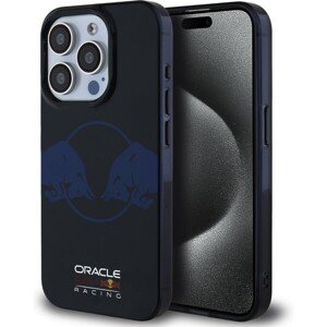 Oracle Red Bull Racing PC/TPU Two Bulls Magsafe kryt iPhone 15 Pre modrý