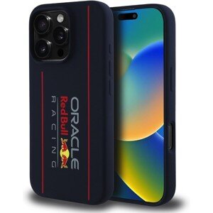Oracle Red Bull Racing Silicone Vertical Logo MagSafe kryt iPhone 16 Pre modrý