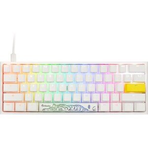 Ducky One 2 Pro Mini Cherry Silent Red herná klávesnica (US) biela