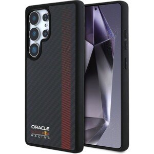 Oracle Red Bull Racing Carbon Powerbar MagSafe kryt Samsung Galaxy S25 Ultra čierny