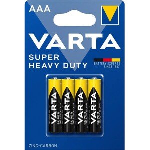 Varta SuperLife LR03 zinkovo-uhlíková batéria AAA (4 ks)