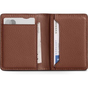 Woolnut kožená peňaženka hnedá