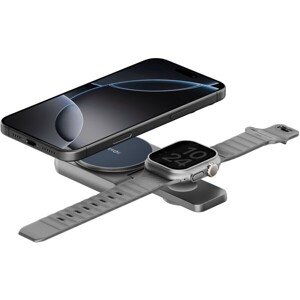 ENERGEA MagDuo 2v1 Foldable (Qi2) MagSafe nabíjačka modrá