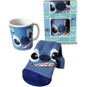 Darčekový set Lilo & Stitch - Stitch Face hrnček a ponožky