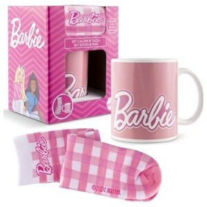 Darčekový set Barbie - Limited Edition Logo hrnček a ponožky