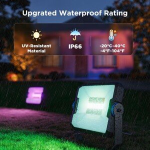 Govee Flood Lights 2 vonkajšie SMART LED svetlá 4ks