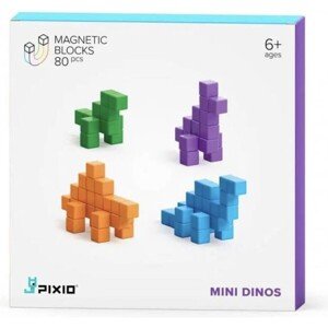 PIXIO Mini Dinos magnetická stavebnica