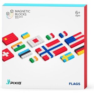 PIXIO Flags magnetická stavebnica