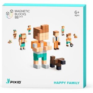 PIXIO Happy Family magnetická stavebnica