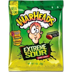 Kyslé cmúľacie cukríky Warheads - Ovocné príchute 28 g
