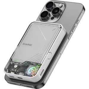 SHARGE IceMag 2 Qi2/MagSafe powerbanka s aktívnym chladením sivá