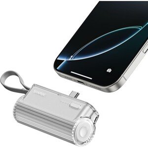 SHARGE Flow Mini USB-C/Lightning powerbanka 5000 mAh (12W) biela