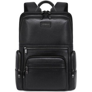 MyBalo Matterhorn kožený business batoh na notebook černý