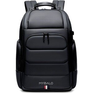 MyBalo Atlas priestranný batoh na notebook čierny