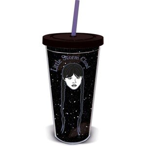 Kelímek s brčkem Wednesday - Little Storm Cloud 560 ml