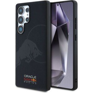 Oracle Red Bull Racing Meshed Debossed Logo MagSafe kryt Samsung Galaxy S25 Ultra modrý