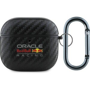 Oracle Red Bull Racing PU Karbónové puzdro AirPods 4 čierne