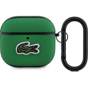 Lacoste Petit Pique Croc Logo Patch puzdro AirPods 4 zelené