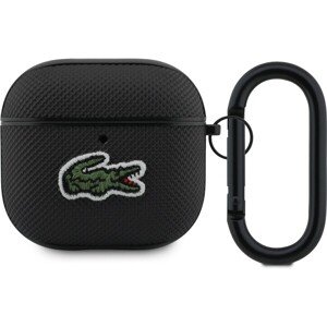 Lacoste Petit Pique Croc Logo Patch puzdro AirPods 4 čierne