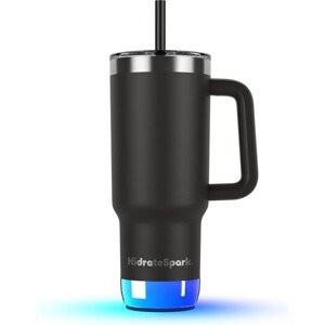 HidrateSpark PRO 2 Tumbler šikovný hrnček, 887 ml čierny