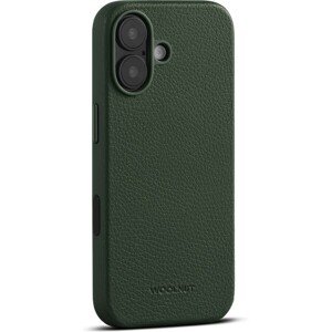 Woolnut MagSafe kožený kryt iPhone 17 tmavo zelený