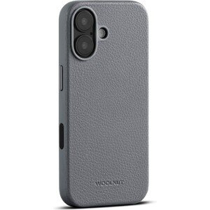 Woolnut MagSafe kožený kryt iPhone 17 sivý