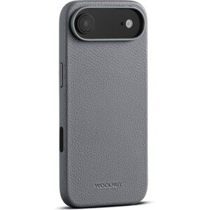 Woolnut MagSafe kožený kryt iPhone 17 Air sivý