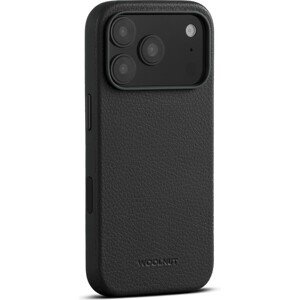 Woolnut MagSafe kožený kryt iPhone 17 Pro čierny