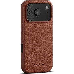 Woolnut MagSafe kožený kryt iPhone 17 Pro hnedý