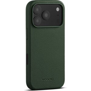 Woolnut MagSafe kožený kryt iPhone 17 Pro tmavo zelený
