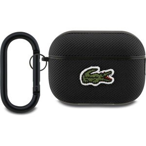 Lacoste Petit Pique Croc Logo Patch puzdro AirPods Pro 2 čierne