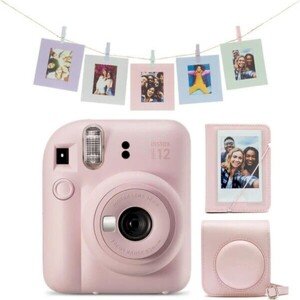 Fujifilm Instax Mini 12 ružový + Mini 12 ACC kit + 2x10 film