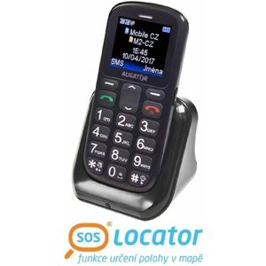 ALIGATOR A321 Senior šedo-čierny + stolná nabíjačka